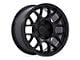 KMC Hatchet Matte Black 6-Lug Wheel; 17x8.5; 25mm Offset (07-13 Silverado 1500)