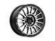 KMC Impact Satin Black Machined 6-Lug Wheel; 17x8; 20mm Offset (07-13 Silverado 1500)