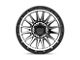 KMC Impact Satin Black Machined 6-Lug Wheel; 17x9; -12mm Offset (07-13 Silverado 1500)