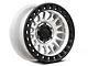 KMC IMS Machined with Matte Black Lip 6-Lug Wheel; 17x8.5; -10mm Offset (07-13 Silverado 1500)