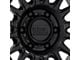 KMC IMS Matte Black with Gloss Black Lip 6-Lug Wheel; 17x8.5; -10mm Offset (07-13 Silverado 1500)