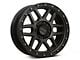 KMC Mesa Satin Black with Gray Tint 6-Lug Wheel; 17x8.5; 0mm Offset (07-13 Silverado 1500)