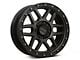 KMC Mesa Satin Black with Gray Tint 6-Lug Wheel; 17x9; -12mm Offset (07-13 Silverado 1500)