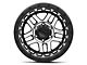 KMC Recon Satin Black Machined 6-Lug Wheel; 18x8.5; 18mm Offset (07-13 Silverado 1500)