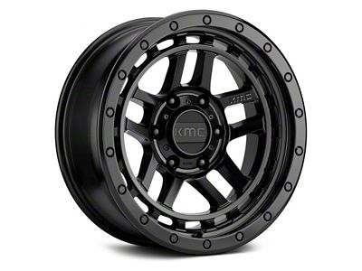 KMC Recon Satin Black 6-Lug Wheel; 18x8.5; 18mm Offset (07-13 Silverado 1500)