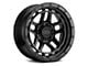 KMC Recon Satin Black 6-Lug Wheel; 18x8.5; 18mm Offset (07-13 Silverado 1500)