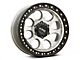 KMC Riot SBL Machined with Satin Black Lip 6-Lug Wheel; 17x8.5; 10mm Offset (07-13 Silverado 1500)