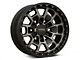 KMC Summit Satin Black with Gray Tint 6-Lug Wheel; 17x8.5; 0mm Offset (07-13 Silverado 1500)