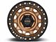 KMC Tank Beadlock Matte Bronze 6-Lug Wheel; 17x9; -15mm Offset (07-13 Silverado 1500)