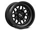 KMC Terra Satin Black 6-Lug Wheel; 17x9; -38mm Offset (07-13 Silverado 1500)