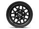 KMC Terra Satin Black 6-Lug Wheel; 17x9; -38mm Offset (07-13 Silverado 1500)