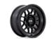 KMC Terra Satin Black 6-Lug Wheel; 18x8.5; -10mm Offset (07-13 Silverado 1500)