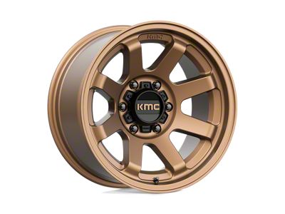 KMC Trail Matte Bronze 6-Lug Wheel; 17x9; -12mm Offset (07-13 Silverado 1500)