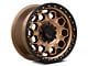 KMC Trek Matte Bronze with Black Lip 6-Lug Wheel; 17x8; 20mm Offset (07-13 Silverado 1500)