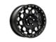 KMC Trek Satin Black 6-Lug Wheel; 17x9; -12mm Offset (07-13 Silverado 1500)