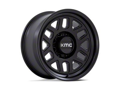 KMC Mesa Forged Monoblock Satin Black 8-Lug Wheel; 18x9; 18mm Offset (11-14 Silverado 2500 HD)