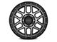KMC Mesa Satin Black with Gray Tint 8-Lug Wheel; 18x9; 18mm Offset (11-14 Silverado 2500 HD)