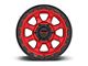 KMC Chase Candy Red with Black Lip 6-Lug Wheel; 17x9; -12mm Offset (07-14 Tahoe)