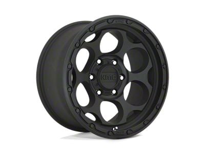 KMC Dirty Harry Textured Black 6-Lug Wheel; 17x8.5; 0mm Offset (07-14 Tahoe)