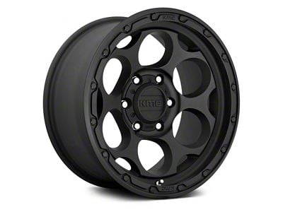 KMC Dirty Harry Textured Black 6-Lug Wheel; 18x8.5; 0mm Offset (07-14 Tahoe)