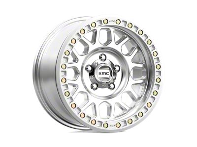 KMC Grenade Desert Beadlock Machined 6-Lug Wheel; 17x8.5; 0mm Offset (07-14 Tahoe)