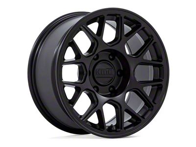KMC Hatchet Matte Black 6-Lug Wheel; 17x8.5; 25mm Offset (07-14 Tahoe)