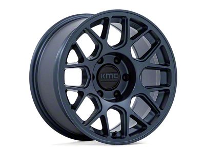 KMC Hatchet Metallic Blue 6-Lug Wheel; 17x8.5; -10mm Offset (07-14 Tahoe)