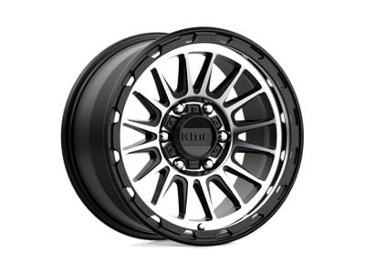 KMC Impact Satin Black Machined 6-Lug Wheel; 17x9; 18mm Offset (07-14 Tahoe)