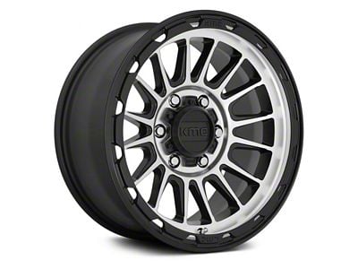 KMC Impact Satin Black Machined 6-Lug Wheel; 18x9; 0mm Offset (07-14 Tahoe)