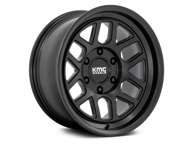 KMC Mesa Forged Monoblock Satin Black 6-Lug Wheel; 18x9; 0mm Offset (07-14 Tahoe)