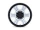 KMC Outrun Machined with Gloss Black Lip 6-Lug Wheel; 17x8.5; -10mm Offset (07-14 Tahoe)