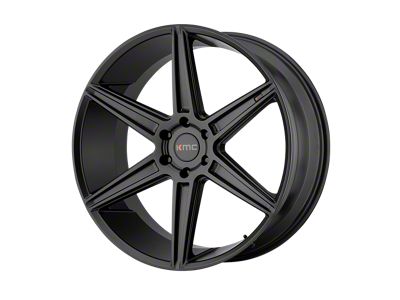 KMC Prism Truck Satin Black 6-Lug Wheel; 20x9; 30mm Offset (07-14 Tahoe)