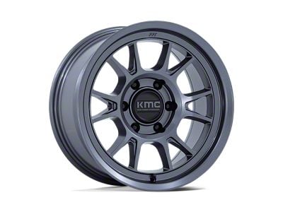 KMC Range Matte Anthracite 6-Lug Wheel; 17x8.5; -10mm Offset (07-14 Tahoe)