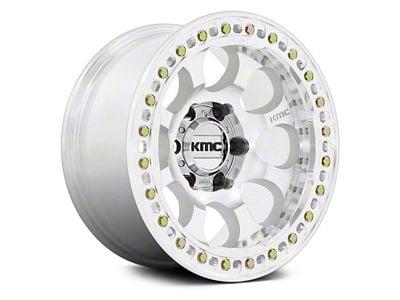 KMC Riot Beadlock Machined 6-Lug Wheel; 17x9; -38mm Offset (07-14 Tahoe)