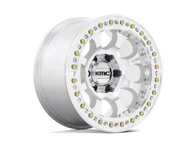 KMC Riot Beadlock Machined 6-Lug Wheel; 17x8.5; 0mm Offset (07-14 Tahoe)