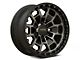 KMC Summit Satin Black with Gray Tint 6-Lug Wheel; 17x8.5; 0mm Offset (07-14 Tahoe)