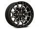 KMC Summit Satin Black with Gray Tint 6-Lug Wheel; 17x8.5; 18mm Offset (07-14 Tahoe)