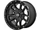 KMC Sync Satin Black 6-Lug Wheel; 17x9; 18mm Offset (07-14 Tahoe)