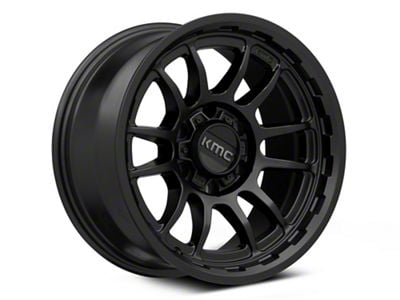 KMC Wrath Satin Black 6-Lug Wheel; 17x8.5; -10mm Offset (07-14 Tahoe)