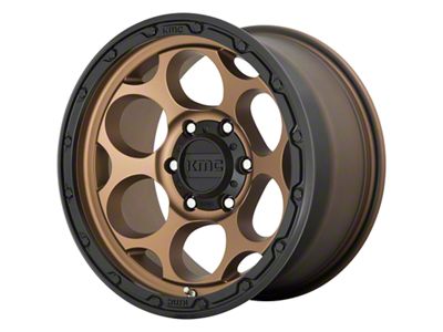 KMC Dirty Harry Matte Bronze with Black Lip 6-Lug Wheel; 20x9; 0mm Offset (07-14 Yukon)