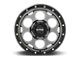 KMC Dirty Harry Satin Gray with Black Lip 6-Lug Wheel; 17x8.5; 18mm Offset (07-14 Yukon)