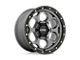 KMC Dirty Harry Satin Gray with Black Lip 6-Lug Wheel; 17x8.5; 0mm Offset (07-14 Yukon)