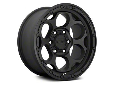 KMC Dirty Harry Textured Black 6-Lug Wheel; 18x8.5; 18mm Offset (07-14 Yukon)