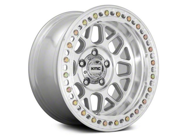 KMC Grenade Crawl Beadlock Machined 6-Lug Wheel; 18x9; 10mm Offset (07-14 Yukon)