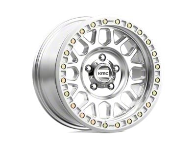 KMC Grenade Desert Beadlock Machined 6-Lug Wheel; 17x8.5; 0mm Offset (07-14 Yukon)