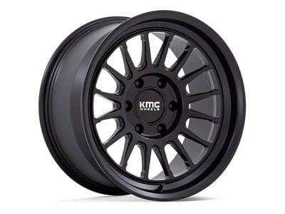 KMC Impact Satin Black 6-Lug Wheel; 18x9; 0mm Offset (07-14 Yukon)