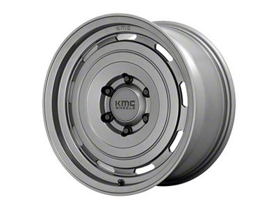 KMC Roswell Matte Anthracite 6-Lug Wheel; 17x8.5; 18mm Offset (07-14 Yukon)