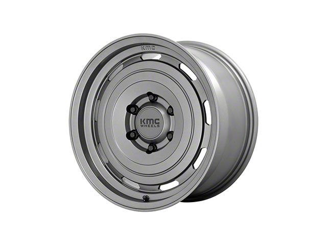 KMC Roswell Matte Anthracite 6-Lug Wheel; 17x8.5; 18mm Offset (07-14 Yukon)