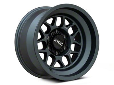 KMC Terra Metallic Blue 6-Lug Wheel; 17x8.5; 0mm Offset (07-14 Yukon)