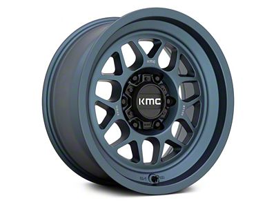 KMC Terra Metallic Blue 6-Lug Wheel; 18x8.5; -10mm Offset (07-14 Yukon)